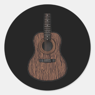Band Rock And Roll Guitar s For Men Band Tee 13 Classic Round Sticker