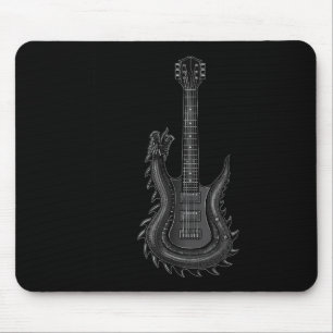 Band Rock And Roll Guitar s For Men Band Tee 6 Mouse Pad