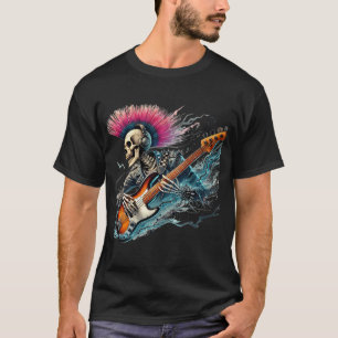 Band Rock, Punk skeleton Band Rock T-Shirt