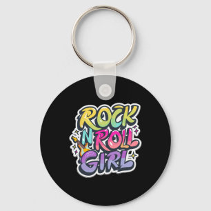Band Shirts For Kids Rock N Roll Girl Rock And Rol Key Ring