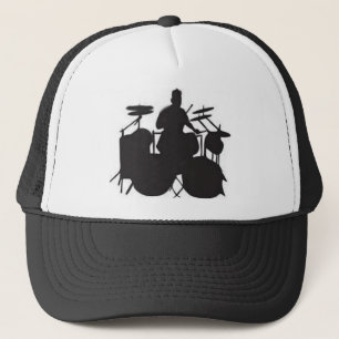 band silioutte trucker hat