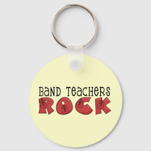 Band Teachers Rock Tshirts and Gifts Key Ring