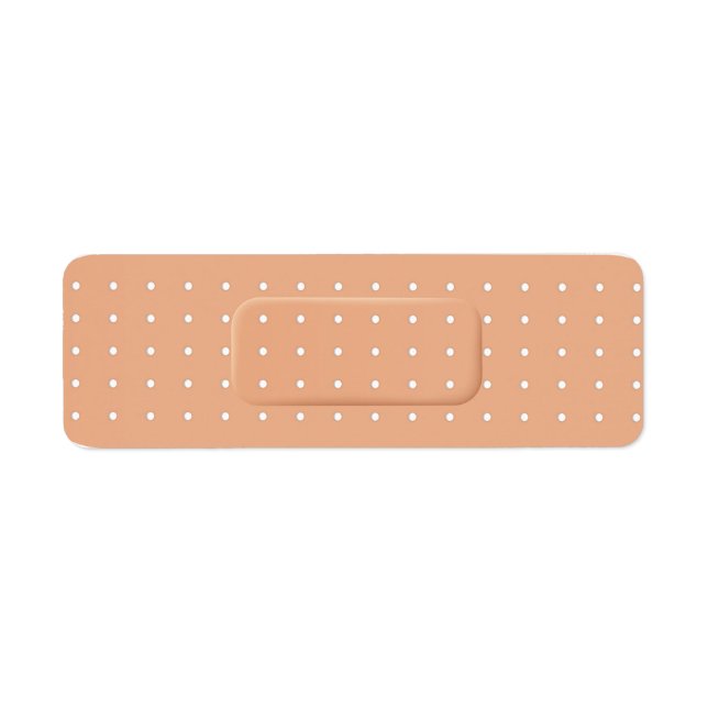 Bandage Bandaid Flesh Tone Envelope Stickers Label (Front)
