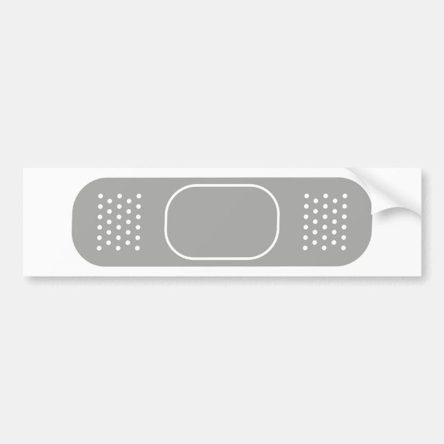 Bandage Bumper Sticker (Front)
