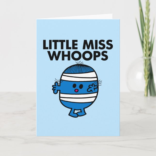 Bandaged Little Miss Whoops Card (Front)