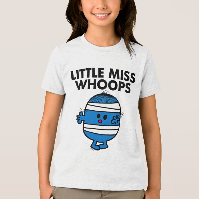 Bandaged Little Miss Whoops Tri-Blend Shirt (Front)