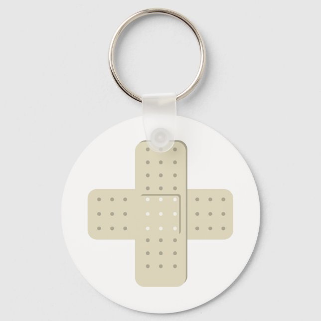 Bandaid Bandages Key Ring (Front)