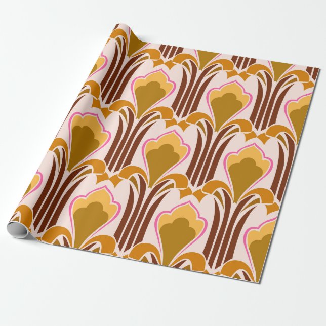 Bandana illustration. seamless pattern with paisle wrapping paper (Unrolled)