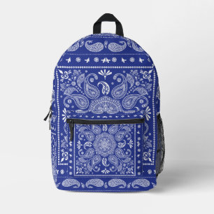 Bandana Pattern Design Printed Backpack