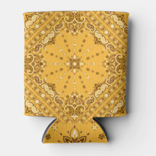 Bandanna Boho: Paisley Print Revival Can Cooler