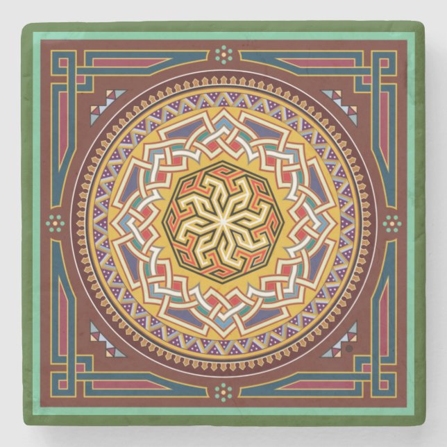 Bandanna Design One Coaster (Front)
