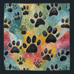 Bandanna for your Pet<br><div class="desc">Give your pet some love with a new bandanna, with abstract paw prints</div>