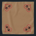 Bandanna for your Pet<br><div class="desc">Give your pet some love,  a heart on their bandanna</div>