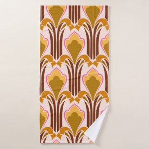 Bandanna illustration. seamless pattern with paisl bath towel