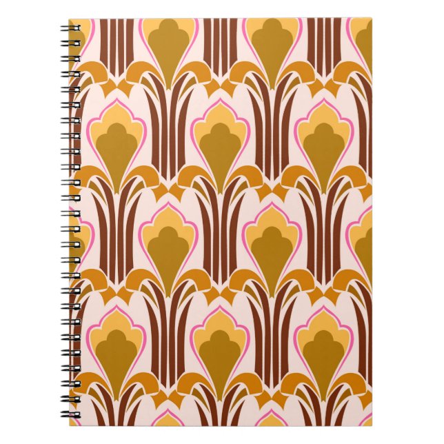 Bandanna illustration. seamless pattern with paisl notebook (Front)