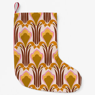 Bandanna illustration. seamless pattern with paisl small christmas stocking