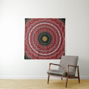 Bandanna Mandala Tapestry