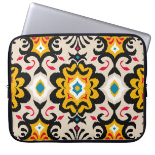 Bandanna Paisley: Vintage Silk Scarf Print Laptop Sleeve