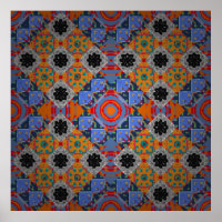 Bandanna shawl, tablecloth fabric design, silk nec