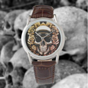 Bandanna Skull & Roses Watch