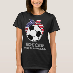 Bandanna Soccer Ball Grandmother Gigi Nana Soccer T-Shirt