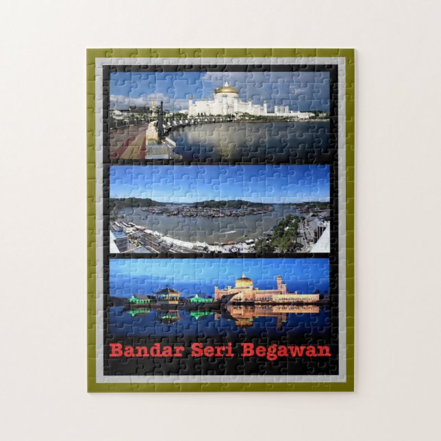 Bandar Seri Begawan - Mosaic - Jigsaw Puzzle (Vertical)