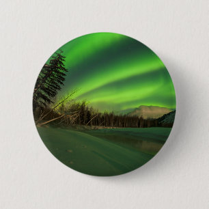 Banded Aurora 6 Cm Round Badge