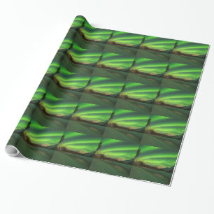 Banded Aurora Wrapping Paper
