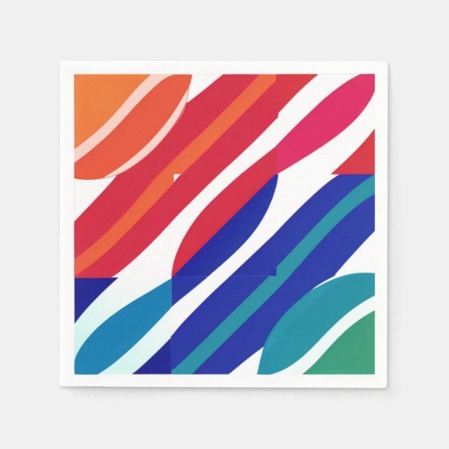 Banded Colours Napkin (Front)