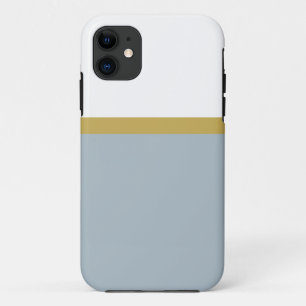 Banded Professional Light Grey White Colour Block Case-Mate iPhone Case