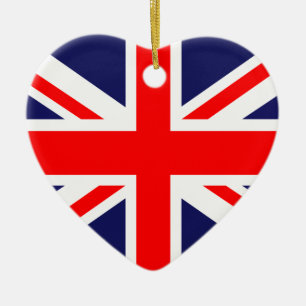 BANDEIRA DA INGLATERRA CERAMIC TREE DECORATION