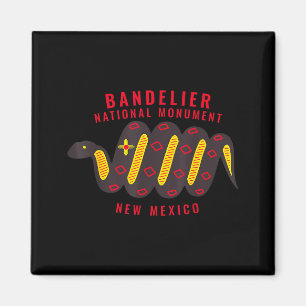 Bandelier National Monument New Mexico Nm Snake Magnet