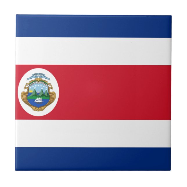 Bandera de Costa Rica - Flag of Costa Rica Tile (Front)