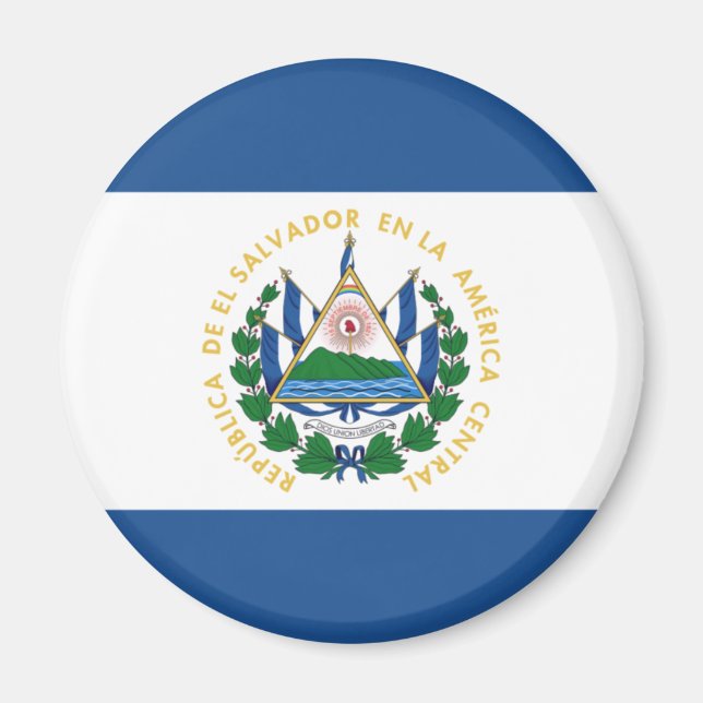 Bandera de El Salvador Magnet (Front)