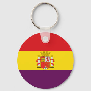 Bandera de la República Española Key Ring