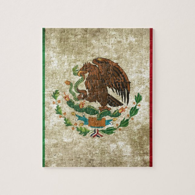 Bandera de México - Flag of Mexico Jigsaw Puzzle (Vertical)