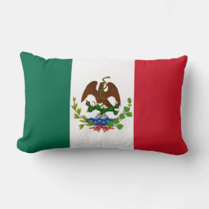 Bandera de México Republic Flag: 1824-1835 Lumbar Cushion