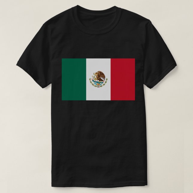 Bandera De México T-Shirt (Design Front)