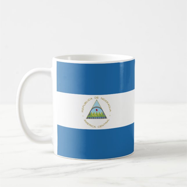 Bandera de Nicaragua Coffee Mug (Left)