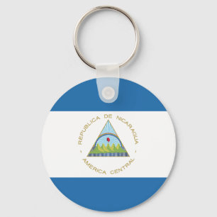 Bandera de Nicaragua Key Ring