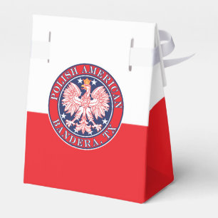 Bandera Texas Polish American Eagle Favour Box