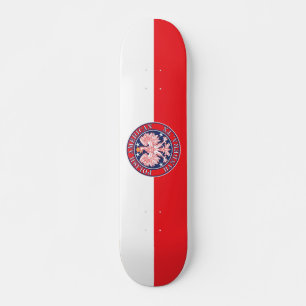 Bandera Texas Polish American Eagle Skateboard