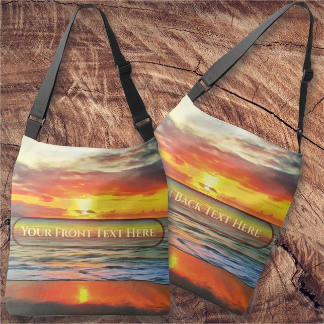 Banderas Bay Sunset 1738 Crossbody Bag (Creator Uploaded)