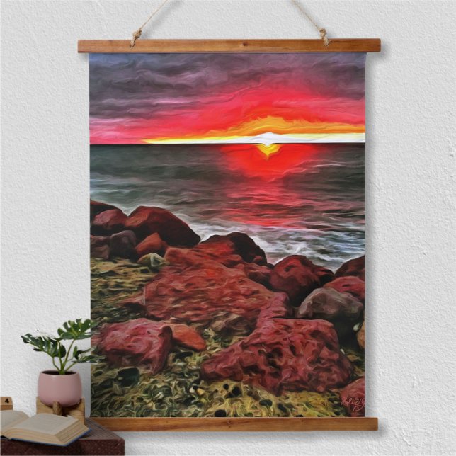 Banderas Rocky Sunset 914 Hanging Tapestry (Creator Uploaded)