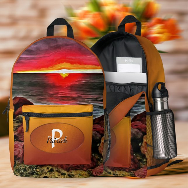 Banderas Rocky Sunset 914 Printed Backpack (Creator Uploaded)