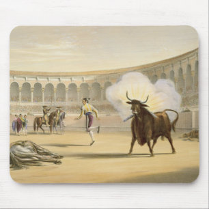 Banderillas de Fuego, 1865 (colour litho) Mouse Pad