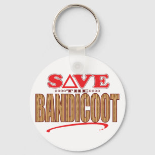Bandicoot Save Key Ring