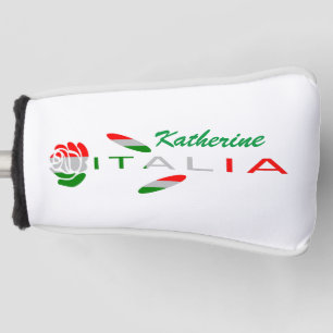 Bandiera d'Italia Rosa Personalised Golf Head Cover