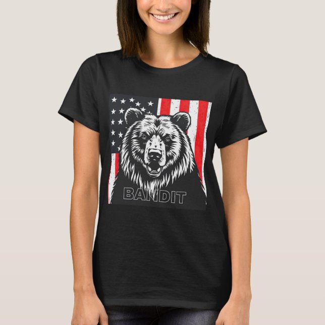 Bandit Bear T-Shirt (Front)