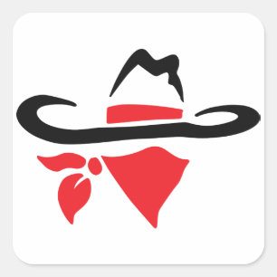 Bandit Outlaw Square Sticker